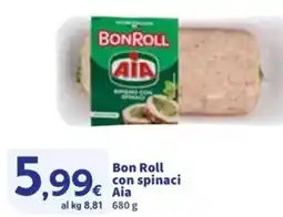 Sigma BONROLL con spinaci AIA offerta