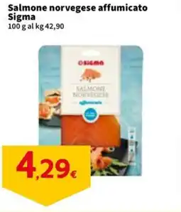Sigma Salmone norvegese affumicato Sigma offerta