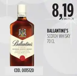 Carico Cash & Carry Ballantine's scotch whisky offerta