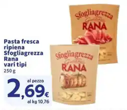 Sigma Pasta fresca ripiena Sfogliagrezza Rana offerta