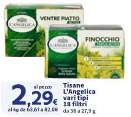 Sigma Tisane L'Angelica 18 filtri offerta