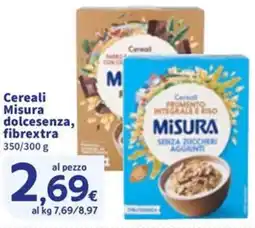 Sigma Cereali Misura dolcesenza, fibrextra offerta