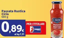 Sigma Passata Rustica Cirio offerta