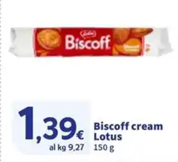 Sigma Biscoff cream Lotus offerta