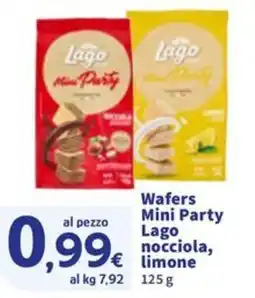 Sigma Wafers Mini Party Lago nocciola, limone offerta
