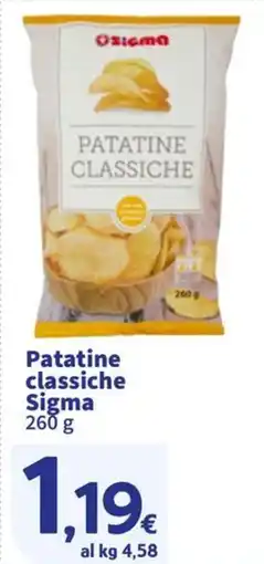 Sigma Patatine classiche Sigma offerta