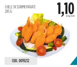 Carico Cash & Carry Chele di surimi panate offerta