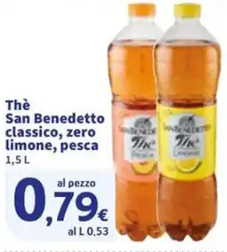 Sigma Thè San Benedetto classico, zero limone, pesca offerta