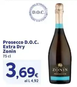 Sigma Prosecco D.O.c. Extra Dry Zonin offerta