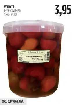 Carico Cash & Carry Vellecca peperoni misti offerta