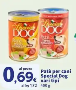 Sigma Patè per cani Special Dog offerta