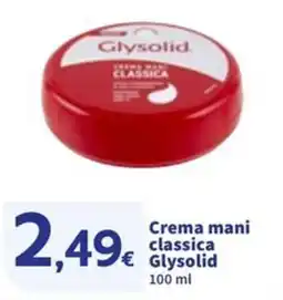 Sigma Crema mani classica Glysolid offerta