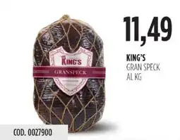 Carico Cash & Carry King's gran speck offerta