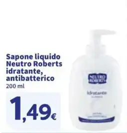 Sigma Sapone liquido Neutro Roberts idratante, antibatterico offerta