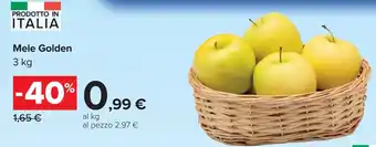 Carrefour Mele Golden offerta