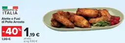Carrefour Alette o Fusi di Pollo Arrosto offerta