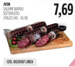 Carico Cash & Carry Jvon salame napoli sottovuoto offerta
