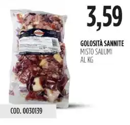 Carico Cash & Carry Golosità sannite misto salumi offerta