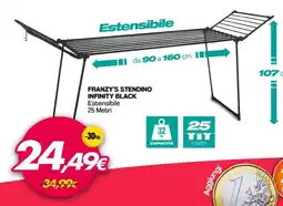 Franzy's Franzy's stendino infinity black offerta