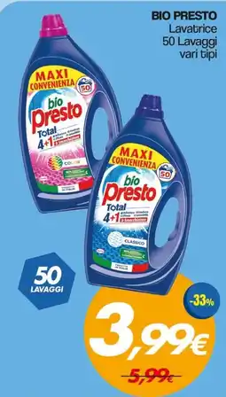 Franzy's BIO PRESTO Lavatrice offerta