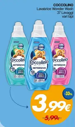 Franzy's COCCOLINO Lavatrice Wonder Wash offerta