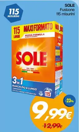 Franzy's SOLE Fustone 115 misurini offerta