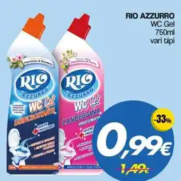 Franzy's RIO AZZURRO WC Gel offerta