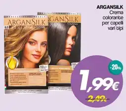 Franzy's ARGANSILK Crema colorante per capelli offerta