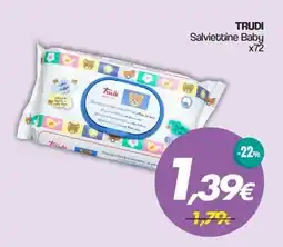 Franzy's TRUDI Salviettine Baby x72 offerta