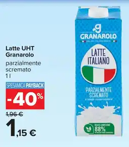 Carrefour Latte UHT Granarolo offerta