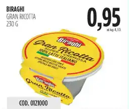 Carico Cash & Carry Biraghi gran ricotta offerta