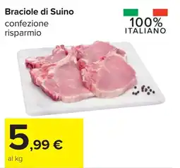 Carrefour Braciole di Suino offerta