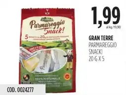 Carico Cash & Carry Gran terre parmareggio snack! offerta