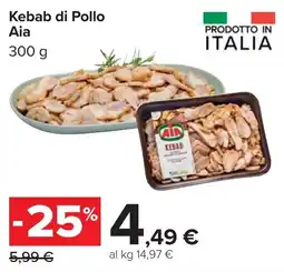 Carrefour Kebab di Pollo Aia offerta