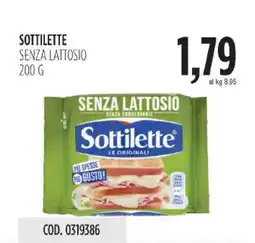 Carico Cash & Carry Sottilette senza lattosio offerta
