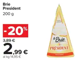 Carrefour Brie President offerta