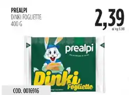 Carico Cash & Carry Prealpi dinki fogliette offerta