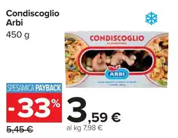 Carrefour Condiscoglio Arbi offerta