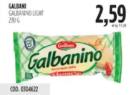 Carico Cash & Carry Galbani galbanino light offerta