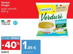 Carrefour Verdurì Orogel offerta