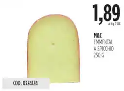 Carico Cash & Carry M&c emmental a spicchio offerta