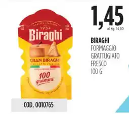 Carico Cash & Carry Biraghi formaggio grattugiato fresco offerta