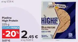 Carrefour Piadina High Protein offerta