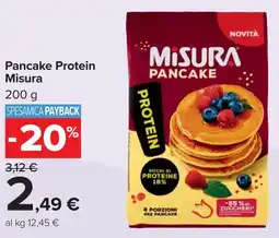 Carrefour Pancake Protein Misura offerta