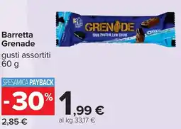 Carrefour Barretta Grenade offerta