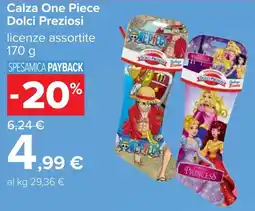 Carrefour Calza One Piece Dolci Preziosi offerta