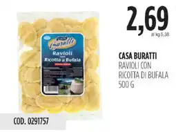 Carico Cash & Carry Casa buratti ravioli con ricotta di bufala offerta