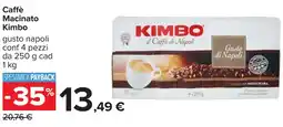 Carrefour Caffè Macinato Kimbo offerta