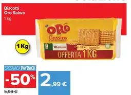 Carrefour Biscotti Oro Saiwa offerta