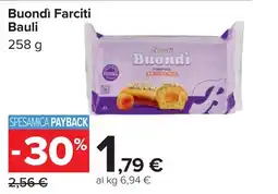 Carrefour Buondì Farciti Bauli offerta